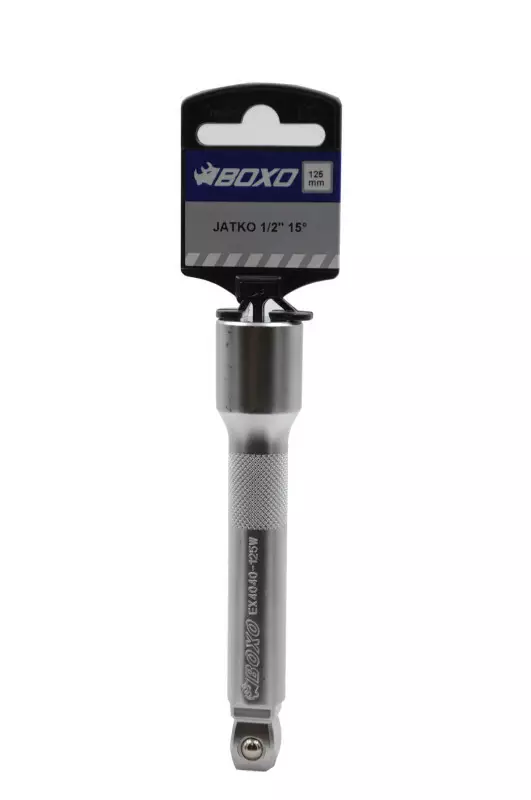 Jatko 1/2" 125mm 15° kulmalla Boxo - Jatkot, nivelet ja adapterit - 284-B1990-5-15 - 1