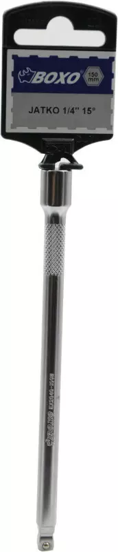 Jatko 1/4" 150 mm 15° Kulmalla Boxo - Jatkot, nivelet ja adapterit - 284-B2090-6-15 - 1