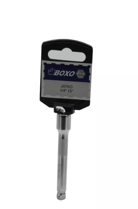 Jatko 1/4" 75mm 15° Kulmalla Boxo - Jatkot, nivelet ja adapterit - 284-B2090-3-15 - 1