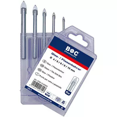 Kaakeli- ja Lasiporanteräsarja 5-osaa - Poranterät - 239-27001330005 - 1