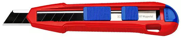 Knipex Katkoteräveitsi Cutix Terätuella Terä 18 mm Pituus 165 mm - Puukot, veitset ja kaapimet - 265-9010-165 - 1