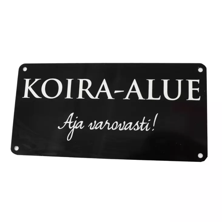 Koira-alue kyltti - POISTO - 50525 - 1