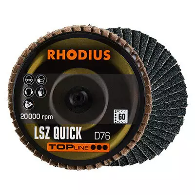 Lamellilaikka LSZ QUICK 76mm K60 ROLOC - Roloc -laikat - 287-303935 - 1
