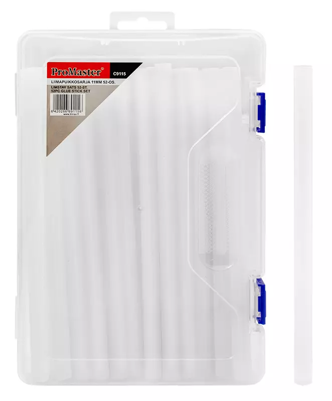 Liimapuikkosarja 11 mm 52 kpl - Juottimet ja kolvit - C9115 - 2