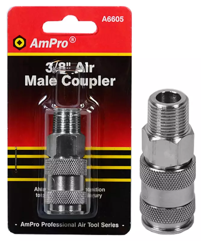 Liitinrunko 3/8" ulkokierteellä - Muut paineilmakoneet ja tarvikkeet - A6605 - 1