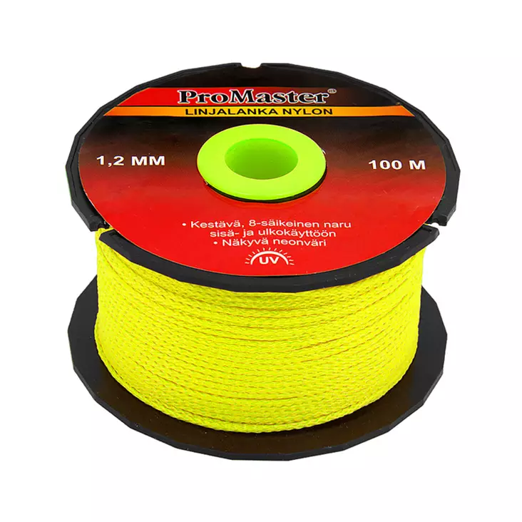 Linjalanka keltainen 1.2 mm x 100 m - Köydet, narut ja vaijerit - C5755 - 1