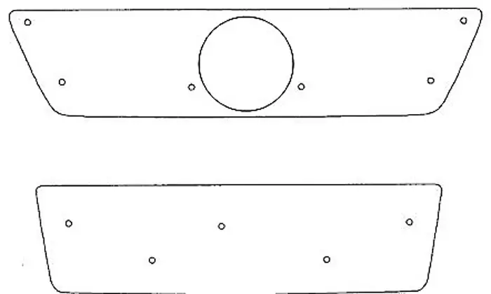 Maskisuoja Volkswagen Caddy 2005-2010, EI MAXI / MAXI LIFE - VW maskisuojat - TS85 - 1
