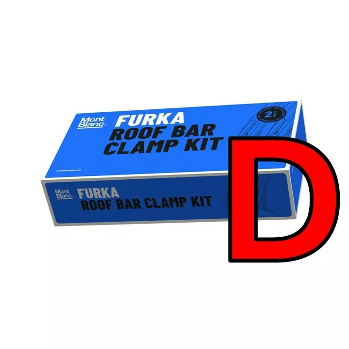 Mont Blanc Furka Asennussarja D - Furka-taakkatelineet - MB701005 - 1