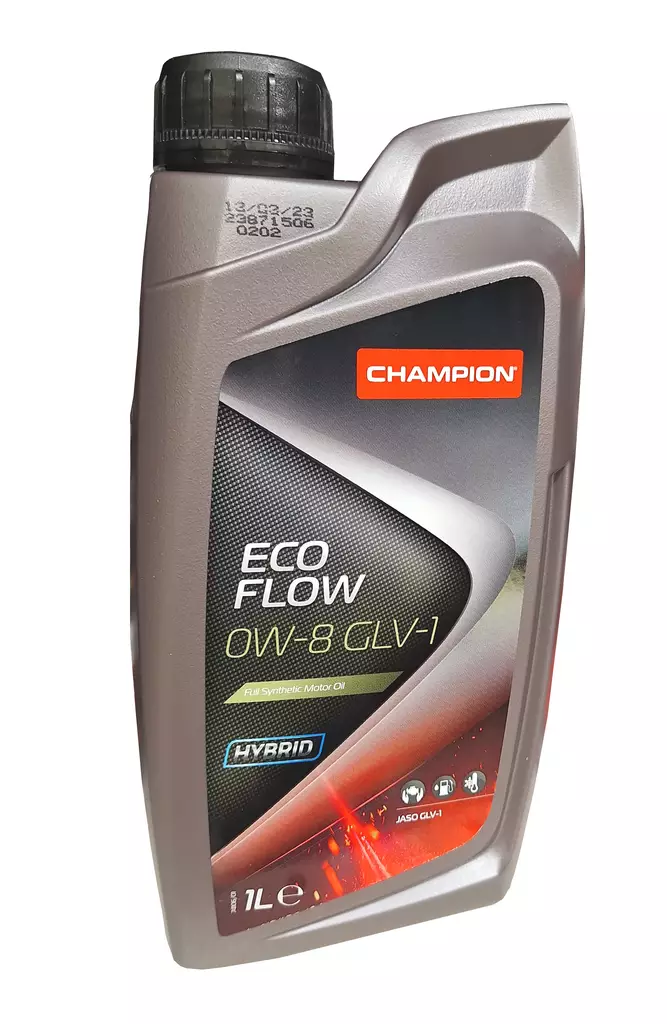 Moottoriöljy Champion ECO FLOW 0W-8 GLV-1 1L - Moottoriöljyt - 1051195 - 1