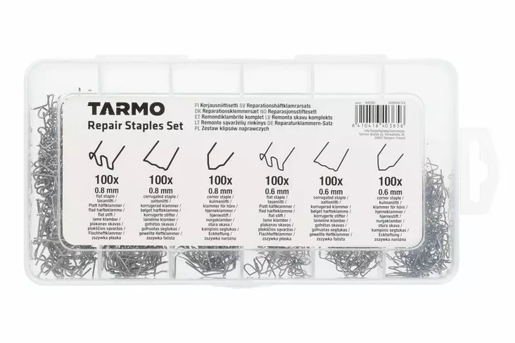 Muovinkorjausniitit 600 kpl - Muut korikorjaus työkalut - 640365 - 1