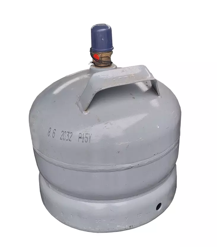 Nestekaasu 5kg teräs painoventtiili PULLO - Nestekaasupullot - 1005 - 1