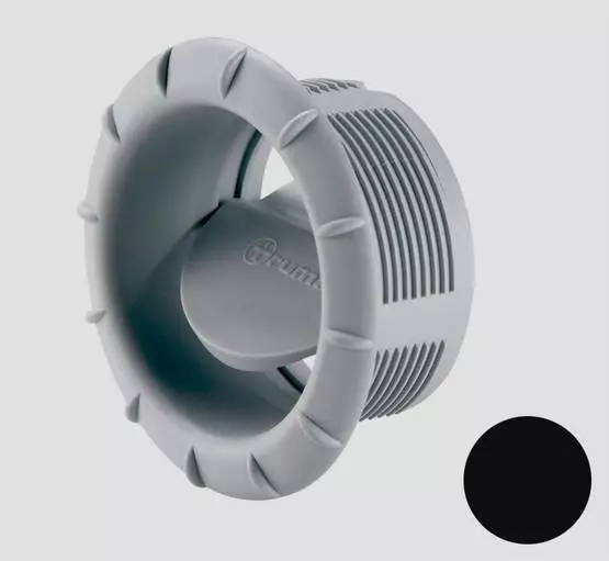 Päätesuutin 65/72 mm EN musta Truma - Ilmakeskuslämmityksen asennustarvikkeet - 40171-05 - 1