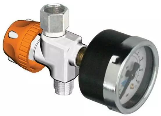 Painesäädin Mittarilla 1/4" 0-10 bar - Muut paineilmakoneet ja tarvikkeet - 283-M2-90105 - 1