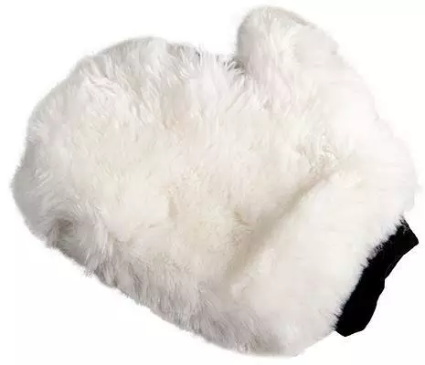 Pesukinnas lampaanvilla n. 30 x 20 cm - Auton Pesuvälineet - 923-6025 - 1