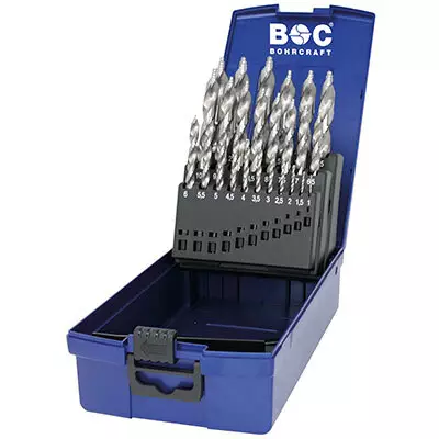 Porateräsarja 25-osaa Turbo Step HSS-G Bohrcraft - Poranterät - 239-12021330025 - 1