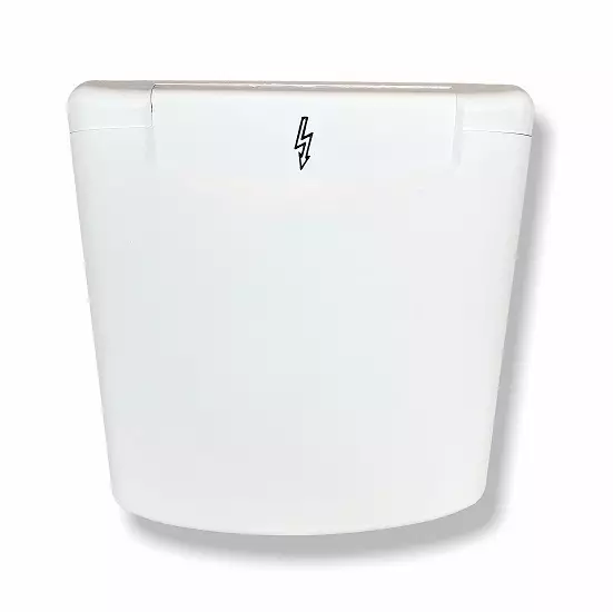 Sisäänottorasia 230V, CEE, Fiat valkoinen - CEE tarvikkeet ja johdot - 6261020015 - 1