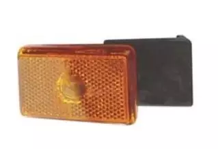 Sivuäärivalo keltainen kumijalalla vasen Äärivalo keltainen kumijalalla - Äärivalot - 0900825 - 1
