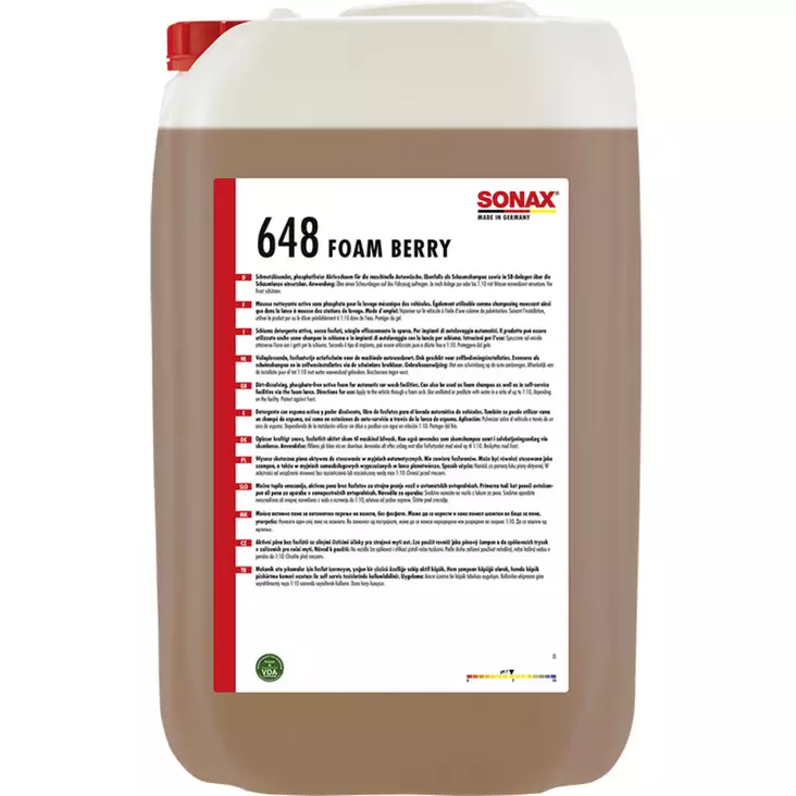 SONAX Carwash Berry vaahtoshampoo - Autoshampoot - SO648705 - 1