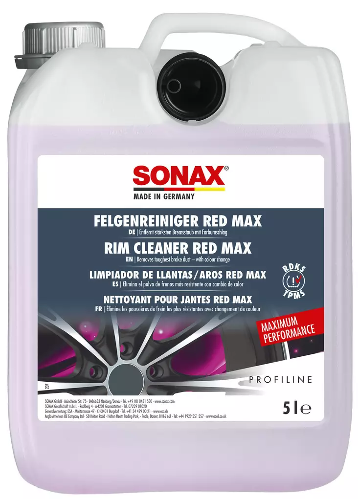 Sonax Red Max Vannepesu 5l - Rengas- ja vannepesu - SO231505 - 1
