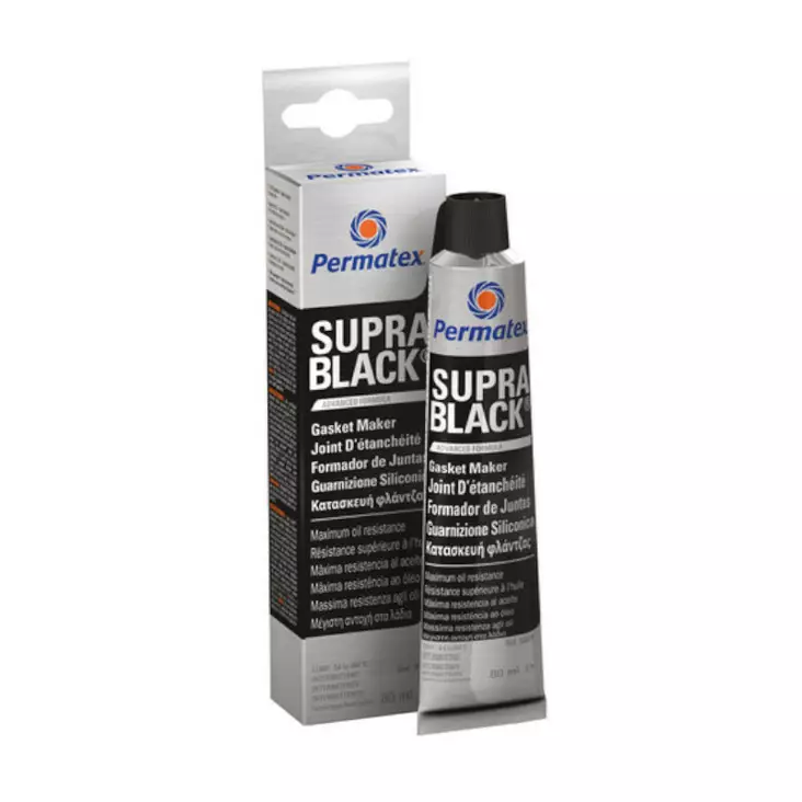 SUPRA BLACK Tiivistesilikoni 80 ml - Moottorisilikonit- ja tiivisteet - 26-35125 - 1