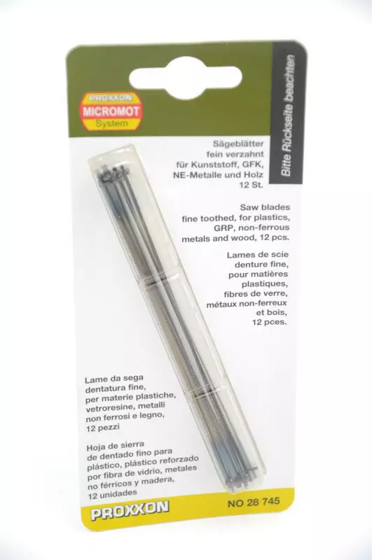 Tappikiinnitteinen lehtisahan terä, Tiheä hammastus - Proxxon lajitelmat ja muut terät - 28745 - 1