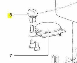 Thetford jätesäiliön liukuventtiilin väännin C220 - Kaikki Thetford kasettivessojen varaosat - 20097085 - 1