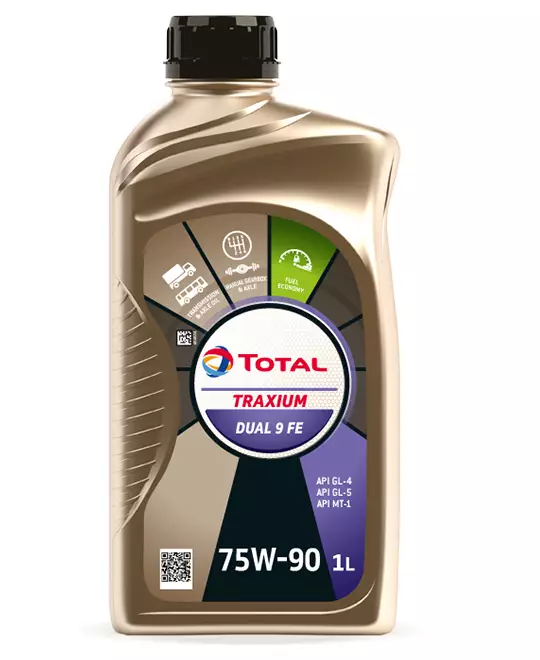 Total Traxium Dual 9 FE 75W-90, 1L - Vaihteisto- ja peräöljyt - T214145 - 1