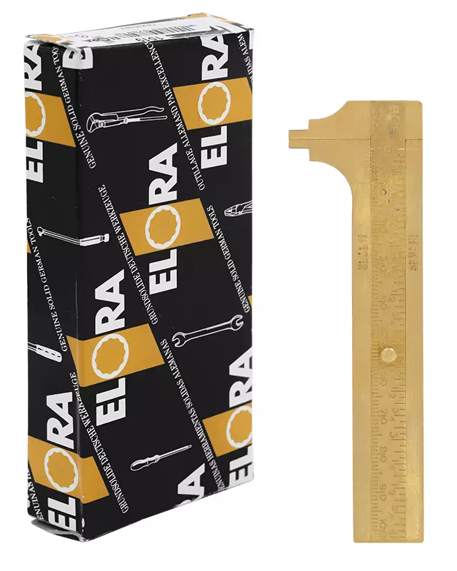 Työntömitta 100mm Messinki - Työntömitat ja mikrometrit - EL298675 - 1