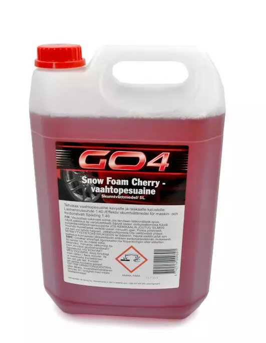 Vaahtopesuaine 5L Snow Foam Cherry Go4 - Autoshampoot - 935-79805 - 1