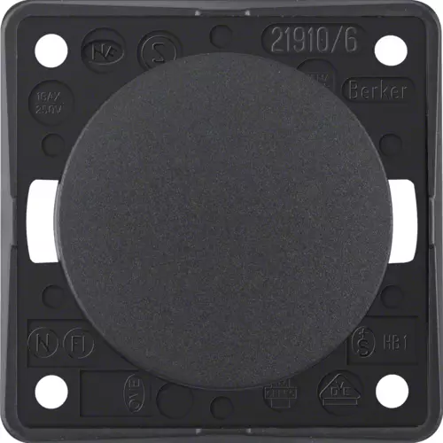 Vaihtokytkin upotettava antrasiitti matt 250V, 16AX - Sähkörasiat ja pistokkeet - 936562505 - 1