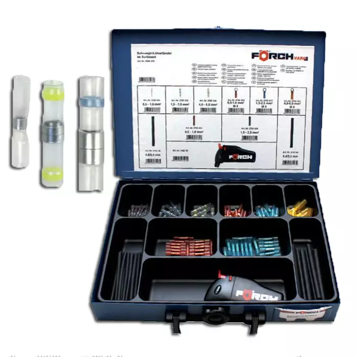 Valikoima kutistejatkoja ja liittimiä - Pientarvikevalikoimat - 698-9010065 - 1