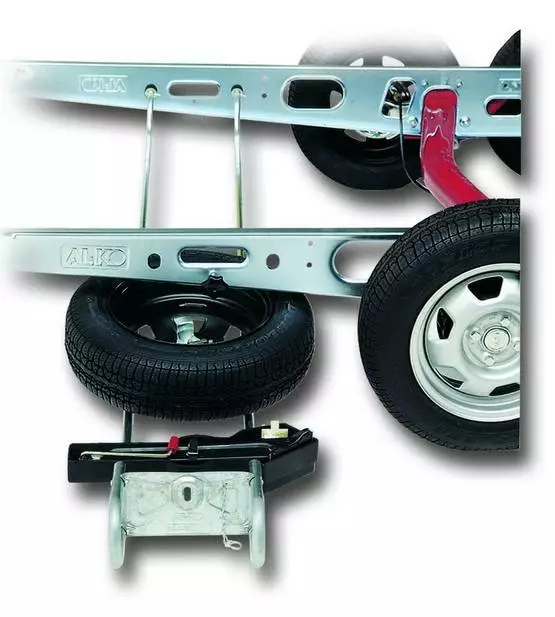 Varapyöräteline 1450-1850 - Asuntoauton ja -vaunun koriosat - 1555955 - 1