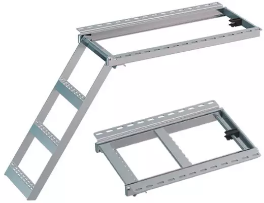 Vetotikas 3-askelmaa 750 mm kuumagalvanoitua terästä - Tikkaat ja pukit - 792-TK8665 - 1