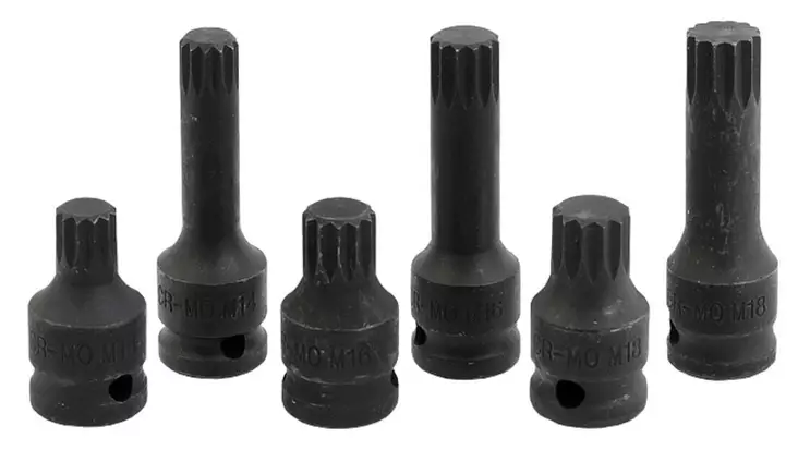 XZN-voimakärkihylsysarja 1/2" 6-osaa - Hylsysarjat - HC50385 - 2