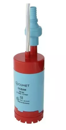 Comet uppopumppu Ocean 12 V, sis. takaiskuventtiili 1100.90.00 - Pumput ja tarvikkeet - C0600506 - 1