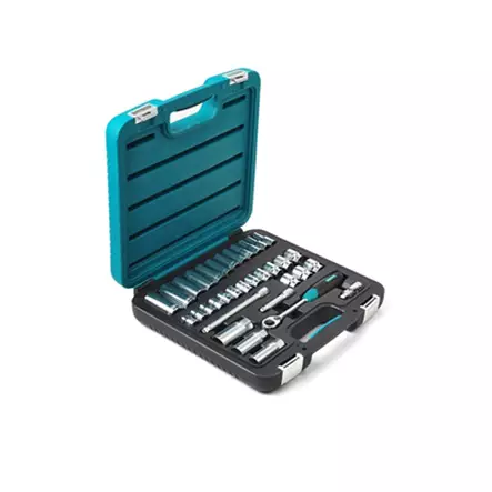 Hylsysarja Salkussa 3/8" 34-osaa Kamasa - Hylsysarjat - K25006 - 1