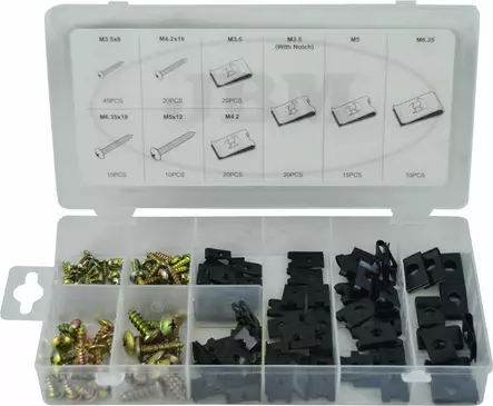 JBM koriruuvilajitelma 170 osaa - Pientarvikevalikoimat - 50-53366 - 1