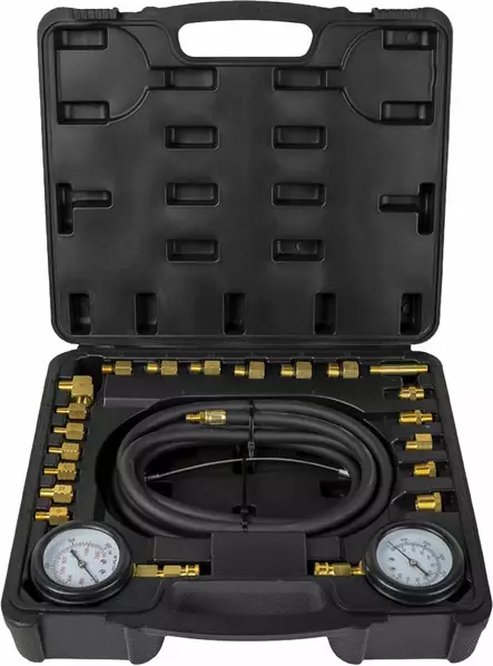 JBM öljynpaineen mittaussarja 0-400 PSI / 0-27 BAR 23 osaa - Muut moottorityökalut - 50-54956 - 1