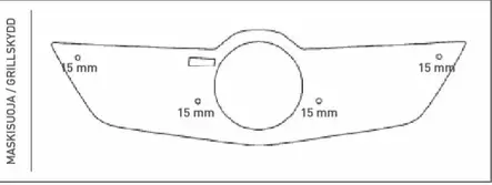 Maskisuoja Mercedes-Benz B-sarja 2009-2011 - Mercedes-Benz maskisuojat - TS46 - 1