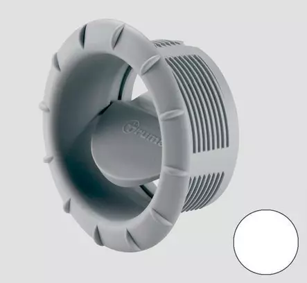Päätesuutin 65/72 mm EN valkoinen Truma - Ilmakeskuslämmityksen asennustarvikkeet - 40171-06 - 1