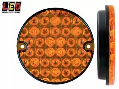 Takavilkku Led 12-24v Vilkku Ø95x18mm - Peräkärryn takavalot - 0900866 - 1