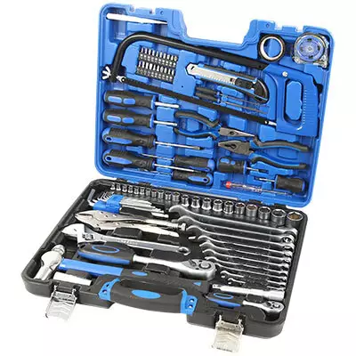 Työkalusarja 86-osaa muovisalkussa - Hylsysarjat - 291-XL86 - 1