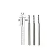 HSS-poranterät, Ø 1,2 mm 3 kpl - Micromot poraus- ja jyrsintäterät - 28856 - 1