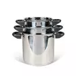 Kattilasarja Space saver, 3 kpl, teräs, tilansäästäjä - Ruanvalmistus ja säilytys - 9120000476 - 1