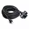 Kempten Jatkojohto 5 m 3 x 1.5 mm² 3-osainen - Sähkökelat ja johdot - 8506 - 1