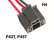 Lampunkanta H4 Taaksepäin - Polttimon kannat - 1605-1506 - 1