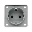 Pistorasia upot. 230V, harmaa - Sähkörasiat ja pistokkeet - 941852506 - 1