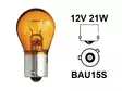 Polttimo 12V 21W BAU15S Amber - Auton polttimot - 12496 - 1