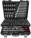 Työkalusarja 1/4" 3/8" 1/2" 130-osaa salkussa - Hylsysarjat - T46196 - 2
