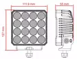 Työvalo LED 96W lähikenttä 12/24V 9250lm - LED-työvalot - HML-7996 - 2